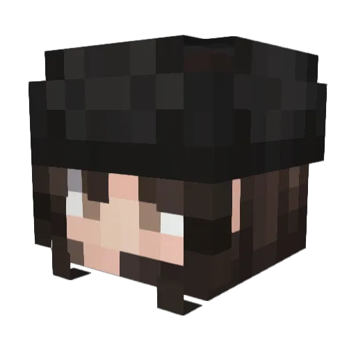 pikachumapdich Minecraft avatar head, 3D render