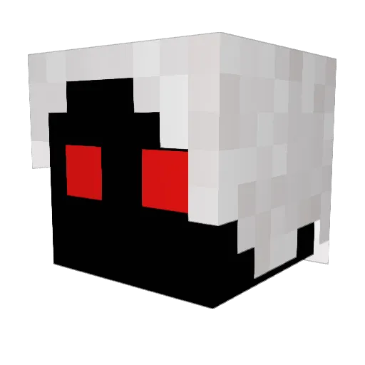 pikachusbulba Minecraft avatar head, 3D render