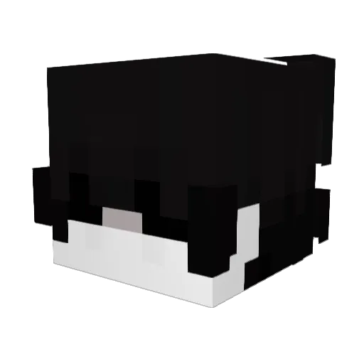 pikachuu19 Minecraft avatar head, 3D render