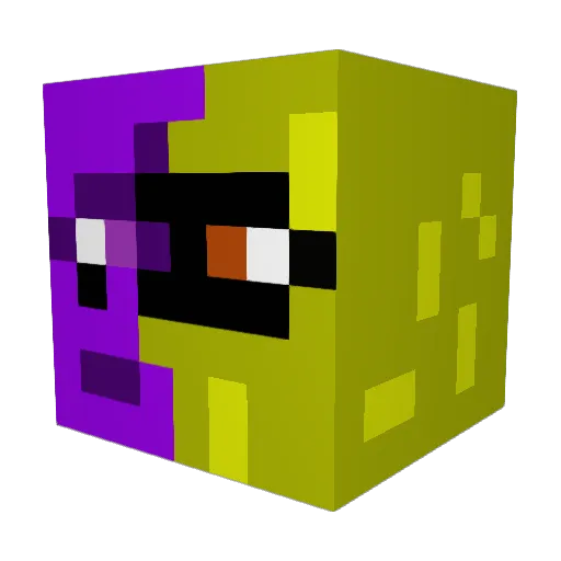 pikaju529 Minecraft avatar head, 3D render