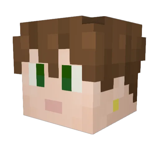 pikataylor5 Minecraft avatar head, 3D render