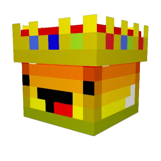 pike302 Minecraft avatar head, 3D render