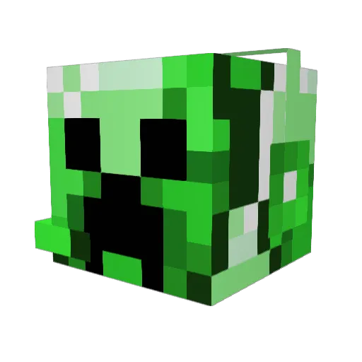 pikeboyle Minecraft avatar head, 3D render