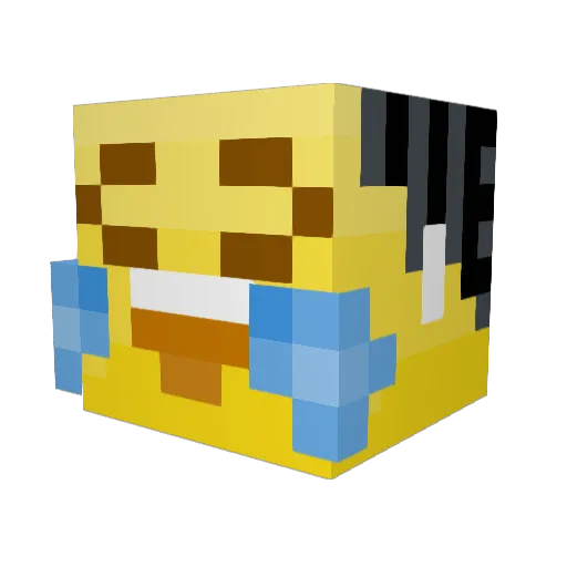 piklechin Minecraft avatar head, 3D render