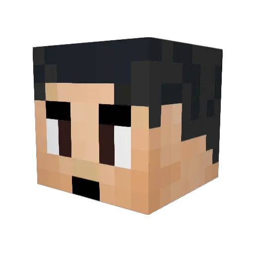 pikobay Minecraft avatar head, 3D render
