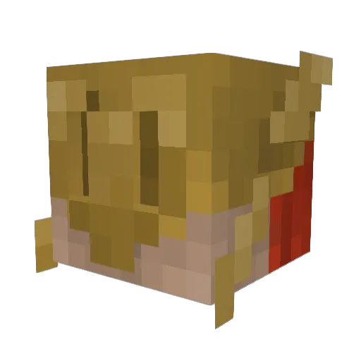 pikolite Minecraft avatar head, 3D render