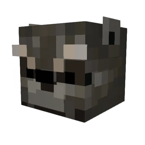 pikpik23 Minecraft avatar head, 3D render