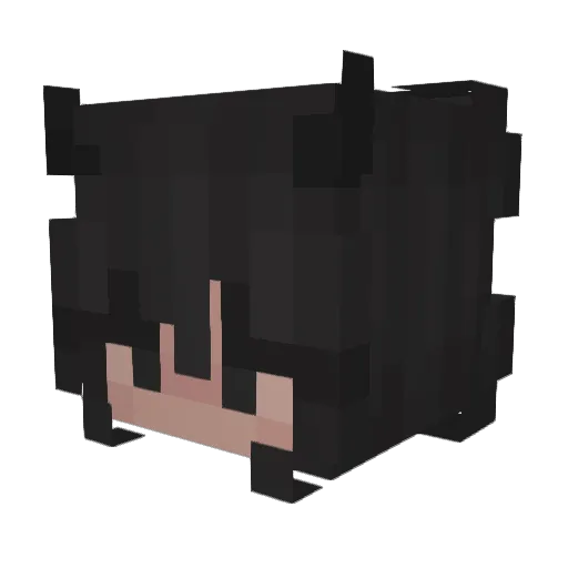pilintys Minecraft avatar head, 3D render