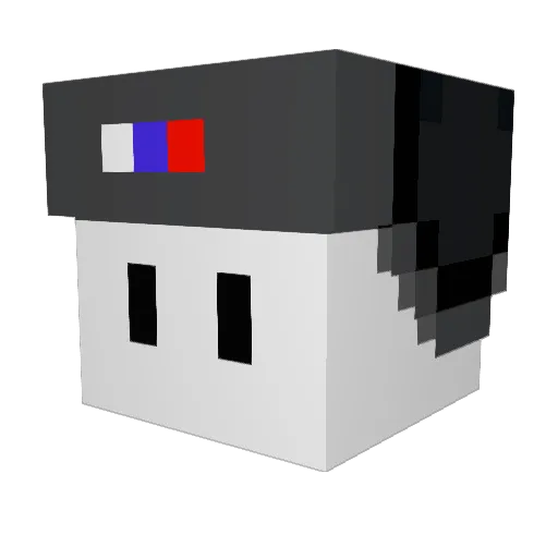 pillcrow23 Minecraft avatar head, 3D render
