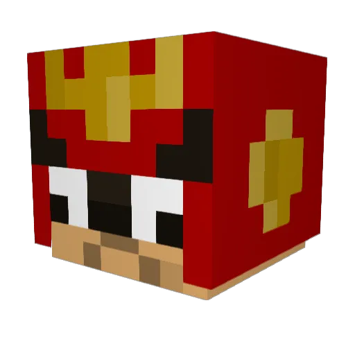 pillerofautumn Minecraft avatar head, 3D render