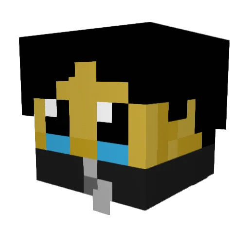 pillheaded Minecraft avatar head, 3D render