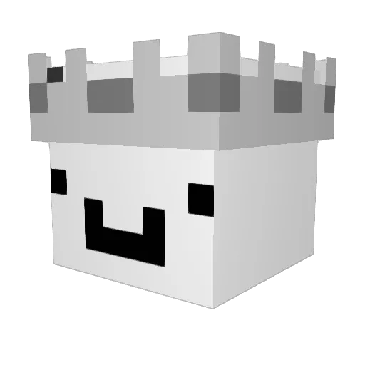 pilm3 Minecraft avatar head, 3D render