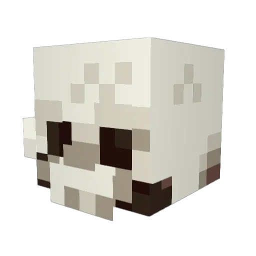 piloot04 Minecraft avatar head, 3D render
