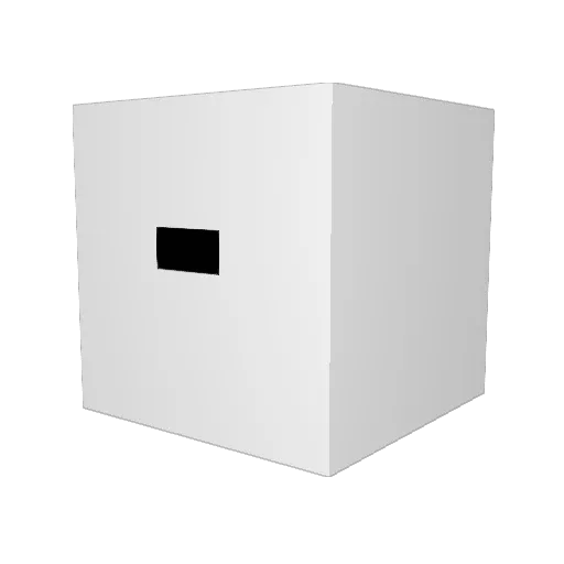 pilot_ahaha Minecraft avatar head, 3D render