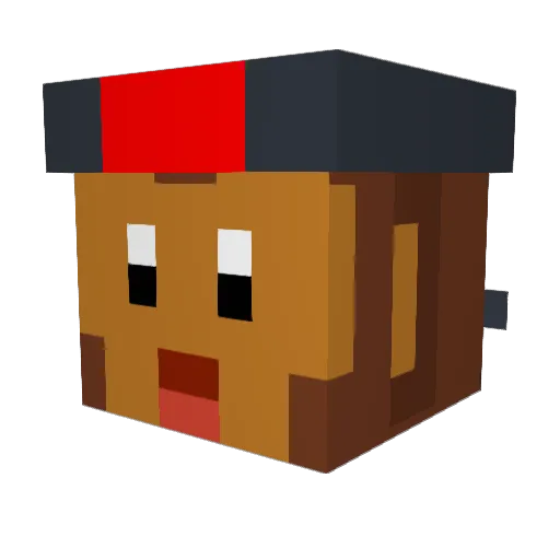 pilsburydoghboy Minecraft avatar head, 3D render