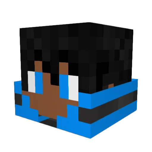 pimpdaddio007 Minecraft avatar head, 3D render