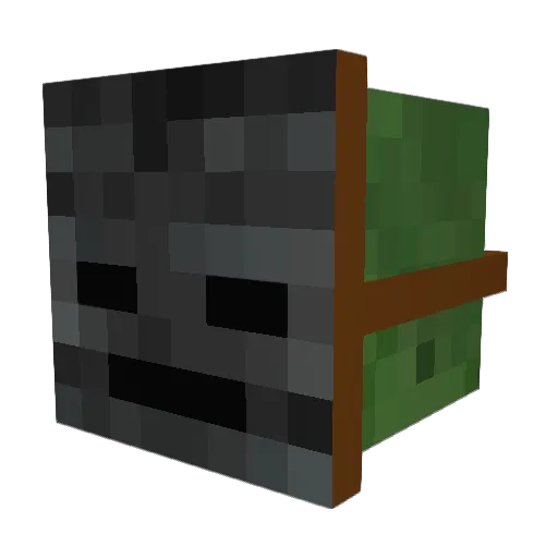 pimpin00 Minecraft avatar head, 3D render