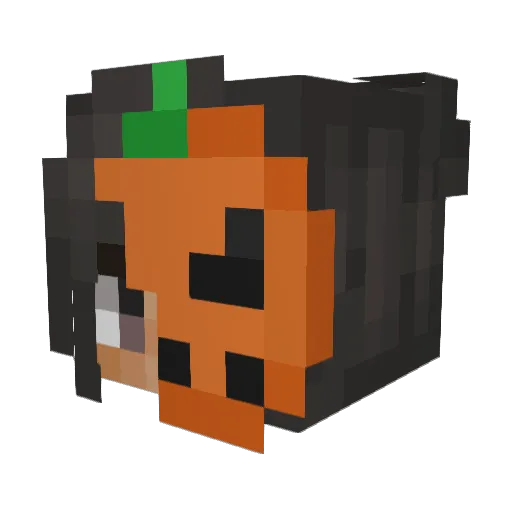 pinacoladass Minecraft avatar head, 3D render
