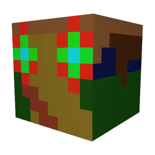 pinball99 Minecraft avatar head, 3D render