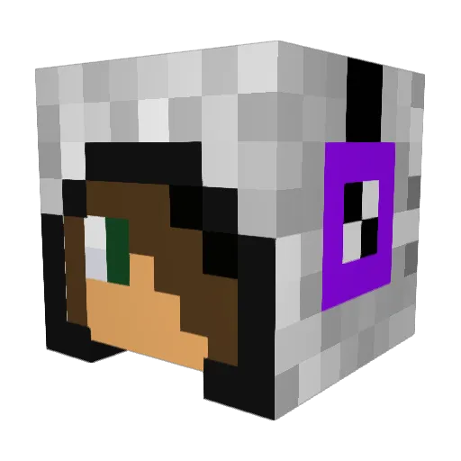 pinbuster11 Minecraft avatar head, 3D render