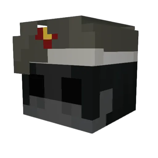 pindeus Minecraft avatar head, 3D render