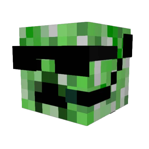 pineapple0806 Minecraft avatar head, 3D render