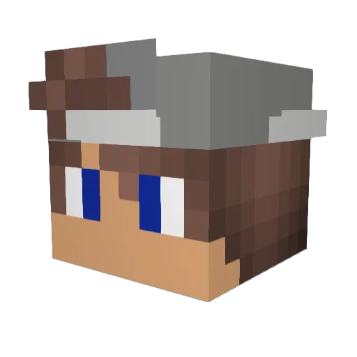 pineapplealex_ Minecraft avatar head, 3D render
