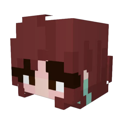 pineapplejazz_ Minecraft avatar head, 3D render