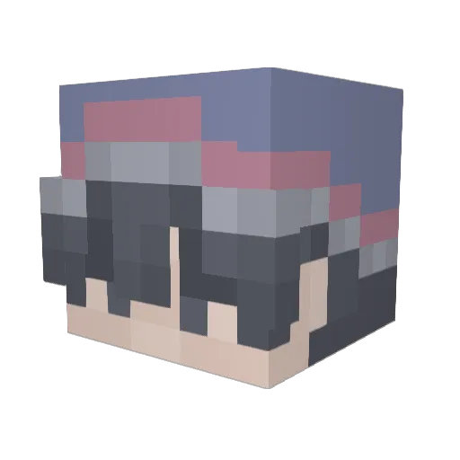 pineapples364 Minecraft avatar head, 3D render