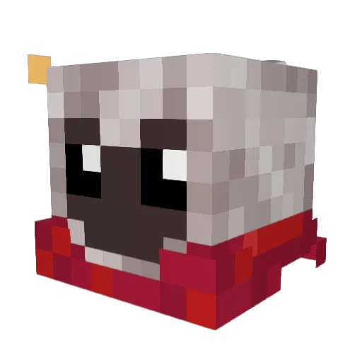 pineappleton Minecraft avatar head, 3D render