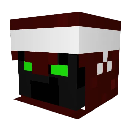 pinepickle Minecraft avatar head, 3D render