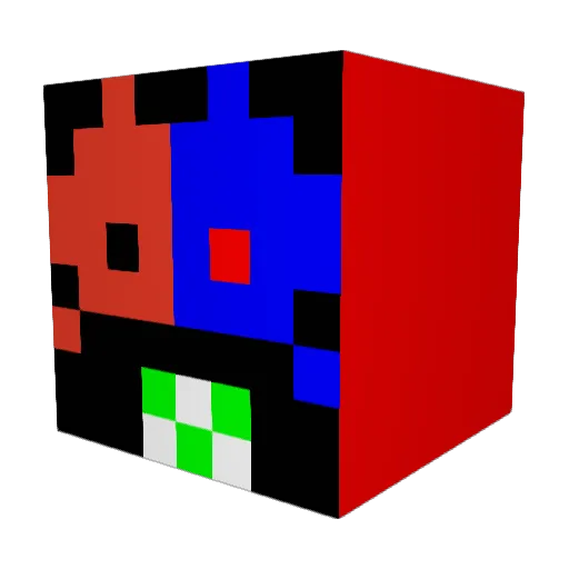 pingan2002 Minecraft avatar head, 3D render