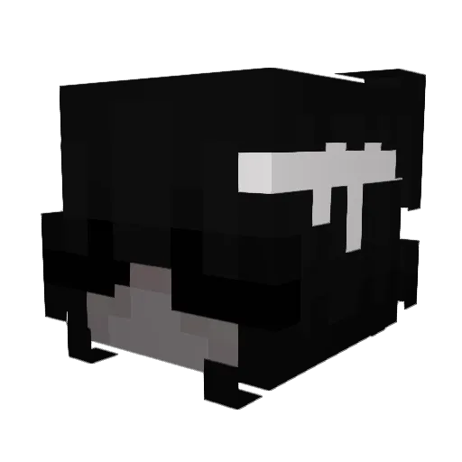pingnix Minecraft avatar head, 3D render