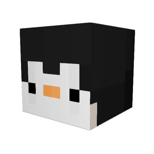 pingo007 Minecraft avatar head, 3D render