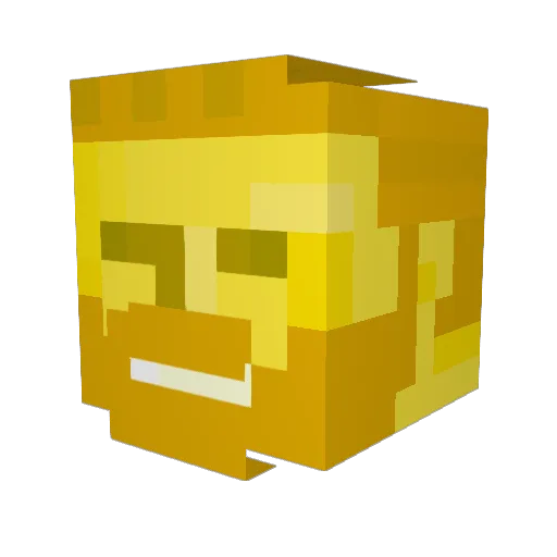 pingpong_gg Minecraft avatar head, 3D render