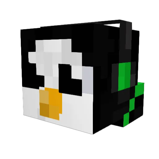 pinguinlover04 Minecraft avatar head, 3D render