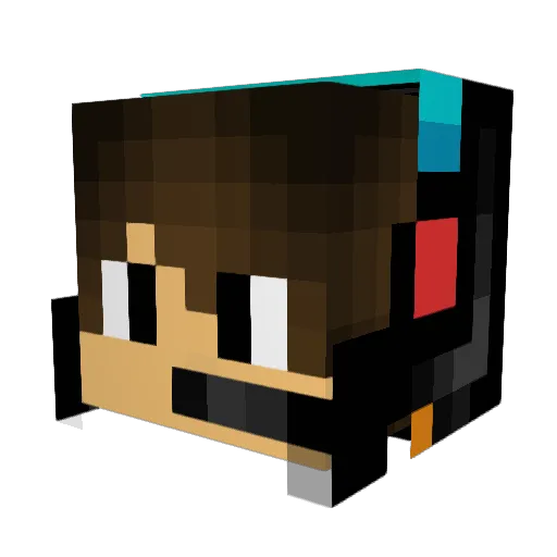 pingvin678 Minecraft avatar head, 3D render