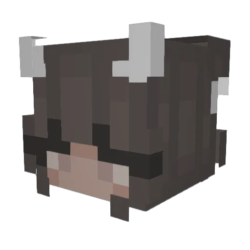 pingvinungen Minecraft avatar head, 3D render