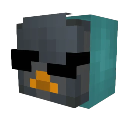 pingwiniasty64 Minecraft avatar head, 3D render
