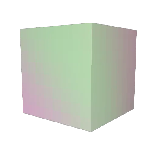 pinkgoofy Minecraft avatar head, 3D render