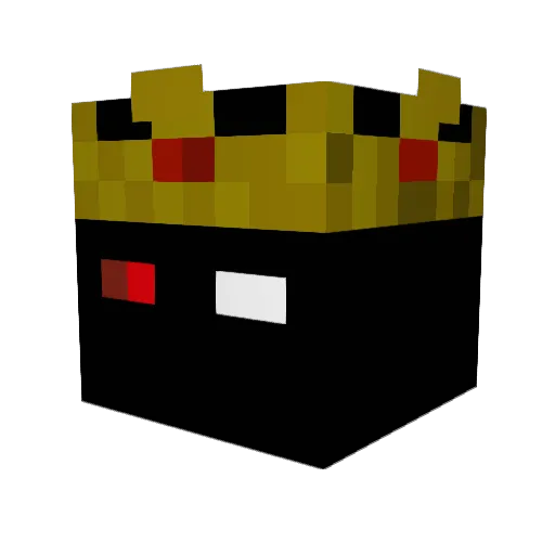 pinkjellirolls Minecraft avatar head, 3D render