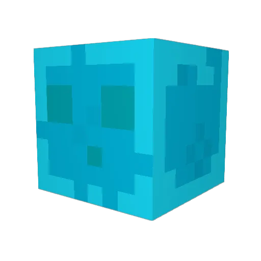 pinkninja101 Minecraft avatar head, 3D render