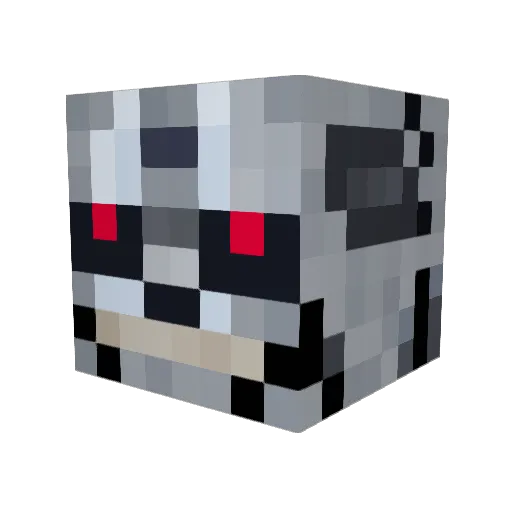 pinkrobot100 Minecraft avatar head, 3D render