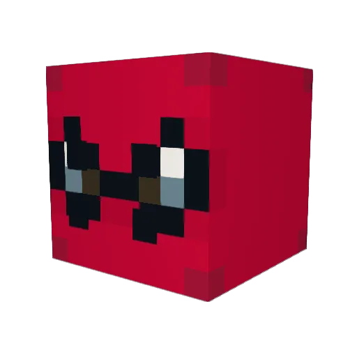pinky4341 Minecraft avatar head, 3D render