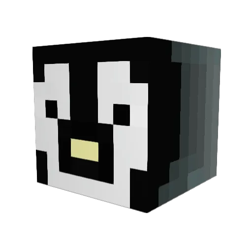 pinky6040 Minecraft avatar head, 3D render