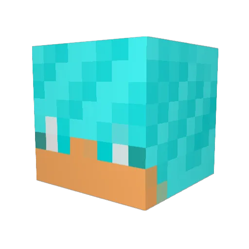 pino592 Minecraft avatar head, 3D render