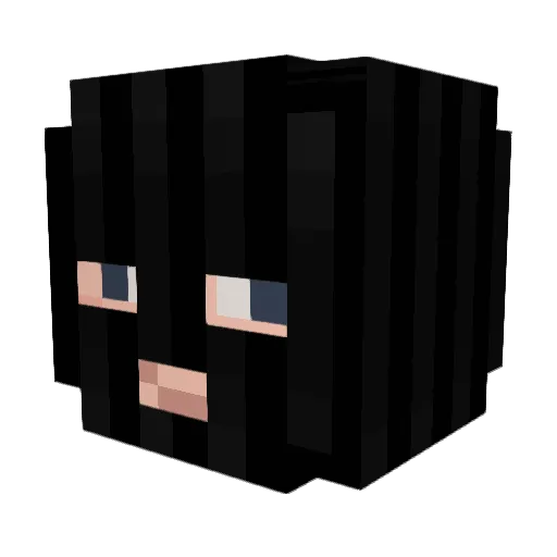 pinoale99 Minecraft avatar head, 3D render