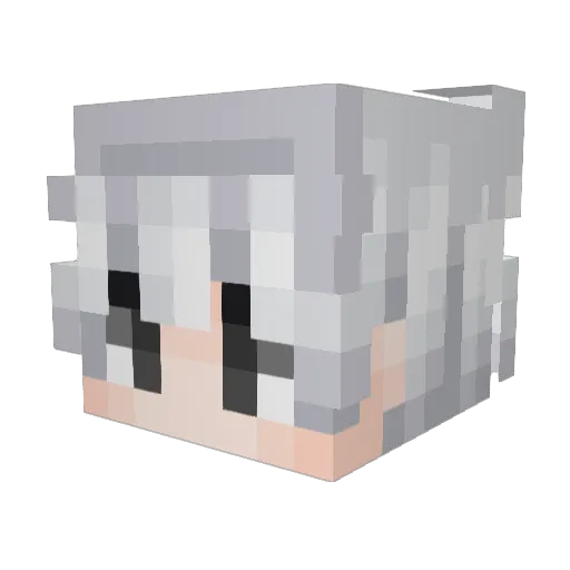pinomczV2 Minecraft avatar head, 3D render