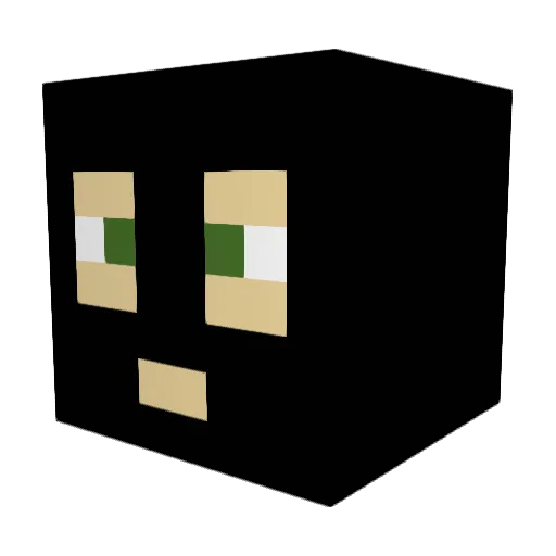 pintman45 Minecraft avatar head, 3D render