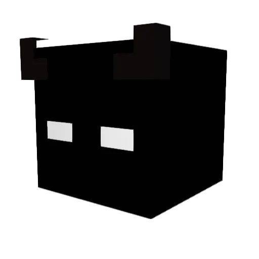 pintudo Minecraft avatar head, 3D render